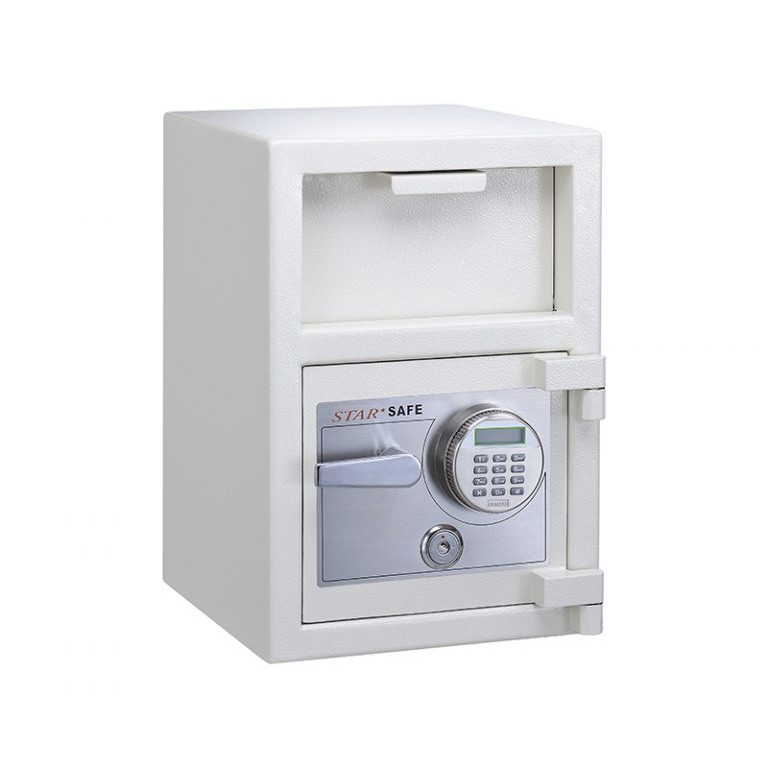 外徑：高508 寬355 深395(mm)深度含把手有效內徑：高156寬349深277(mm)重量：43公斤內容物：無如金庫要放在櫃內，建議櫃子高寬深尺寸多加4cm，以確保金庫可以放入。品牌：日寶保險