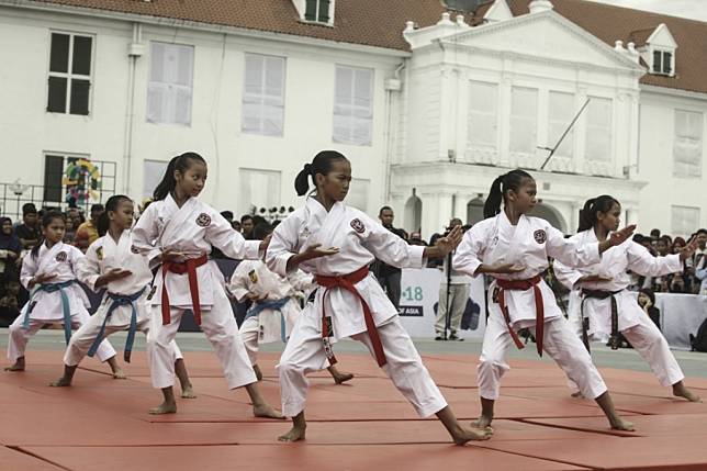 Atlet karate Indonesia (Antara)