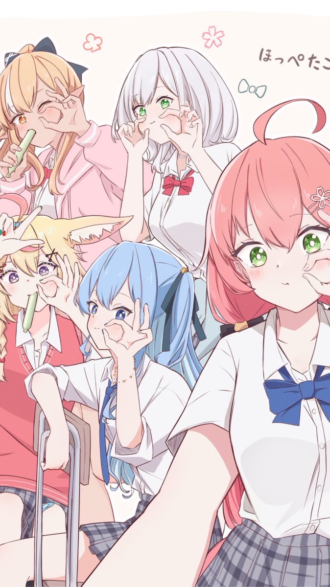 ▷ ホロメン  学園  なりきり  ◝