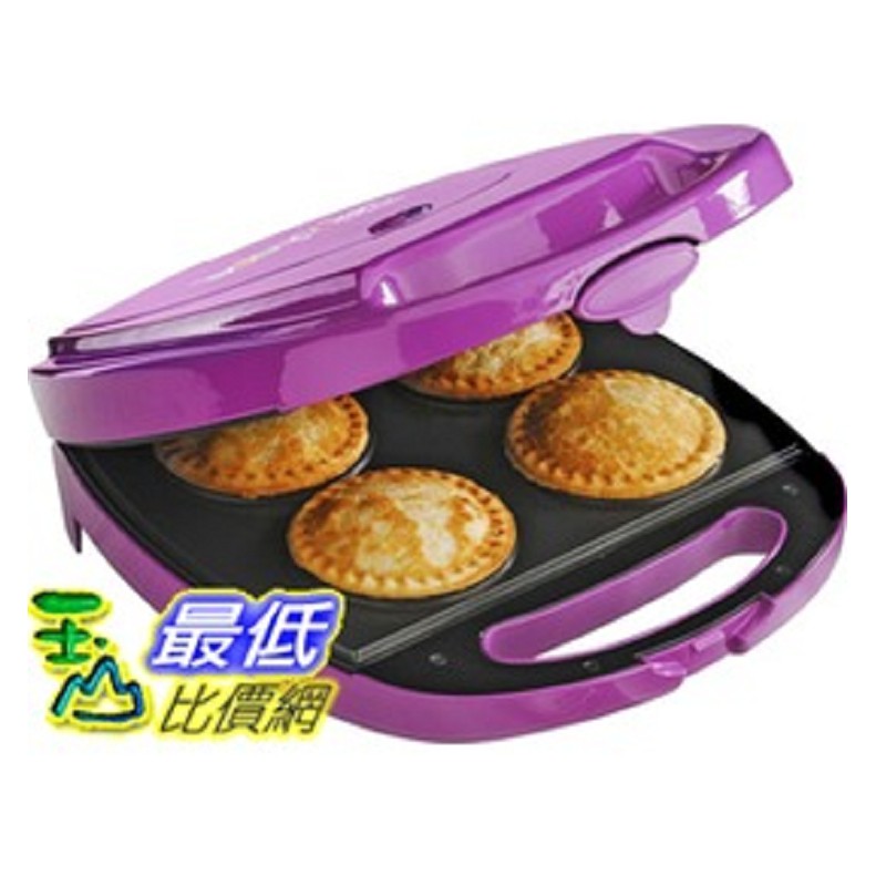 [106美國直購] 餡餅機 BabyCakes Non stick Coated Pie Maker B006GQZM9GPS。圖片僅供參考，商品以實物為準！包括地殼切割工具電線冷卻架食譜包括在內可以