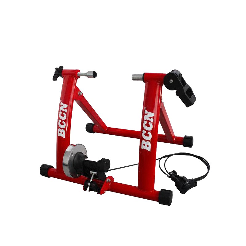 BCCN 七段式線控訓練台(進階款) 單車練習台-適用24-28吋(紅色)[05342126]