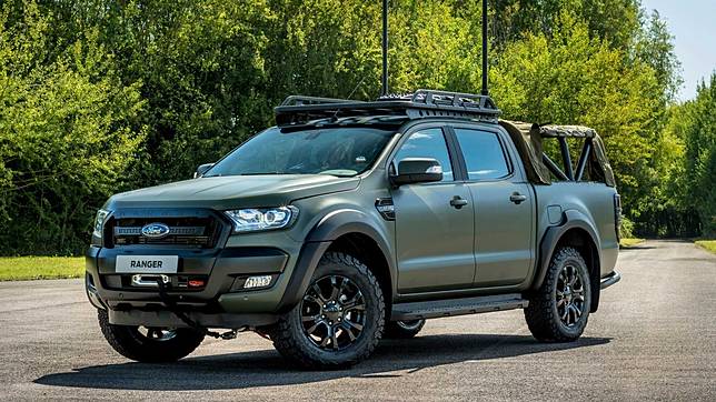 Ford Ranger Jadi Gagah Kena Sentuhan Ala Militer Kaca Tahan