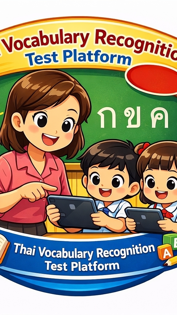 อบรมการใช้แพลตฟอร์มแบบทดสอบการรู้ศัพท์ภาษาไทย