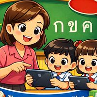 อบรมการใช้แพลตฟอร์มแบบทดสอบการรู้ศัพท์ภาษาไทย