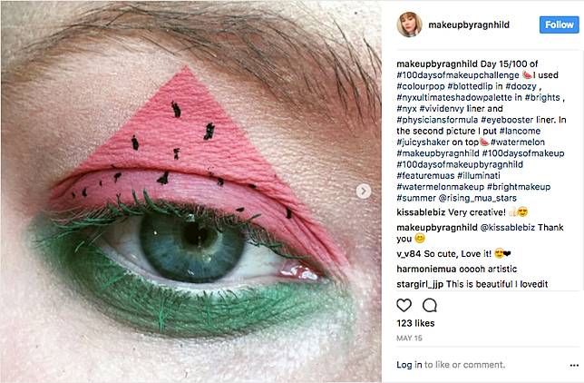 Eyeshadow Semangka, Riasan Mata yang Ngetren untuk Sambut Musim Panas