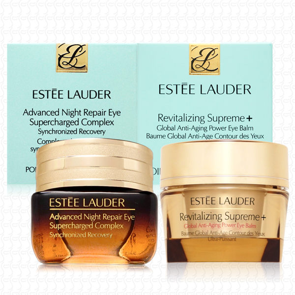 ESTEE LAUDER雅詩蘭黛 特潤眼部超能量修護霜15ml+無敵眼霜15ml