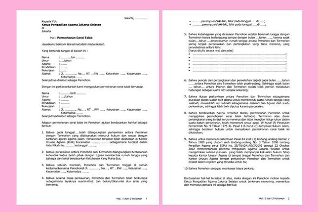 Proses Perceraian Dan Penjelasannya