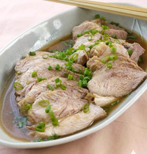 ヘルシー しっとり 豚ももブロック を使った柔らかおかず
