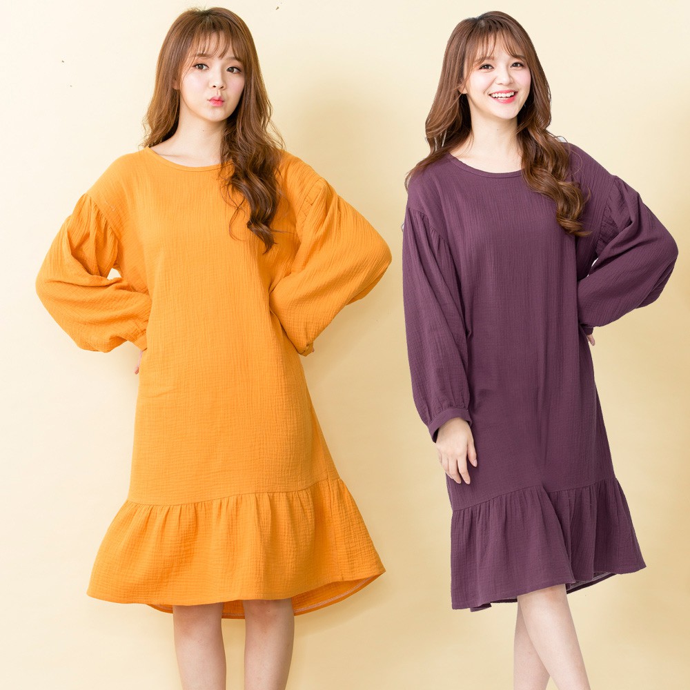 ■尺寸:M/L/XL■內容:洋裝*2件■顏色:紫+黃■材質:100%棉■產地:中國製■參考尺寸(單位:吋)M 適穿胸圍 31吋-35吋L 適穿胸圍 35吋-39吋XL 適穿胸圍 39吋-44吋