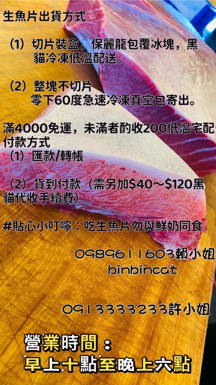 東港貓愛吃黑鮪魚
