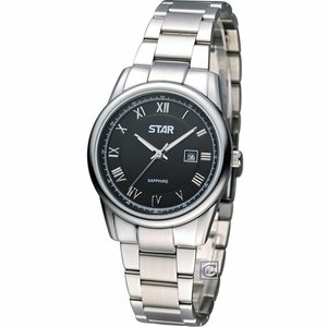 原廠公司貨安全式摺疊錶扣視窗式日期顯示不鏽鋼錶殼、錶帶配備藍寶石水晶鏡面型號：1T1407-111S-D