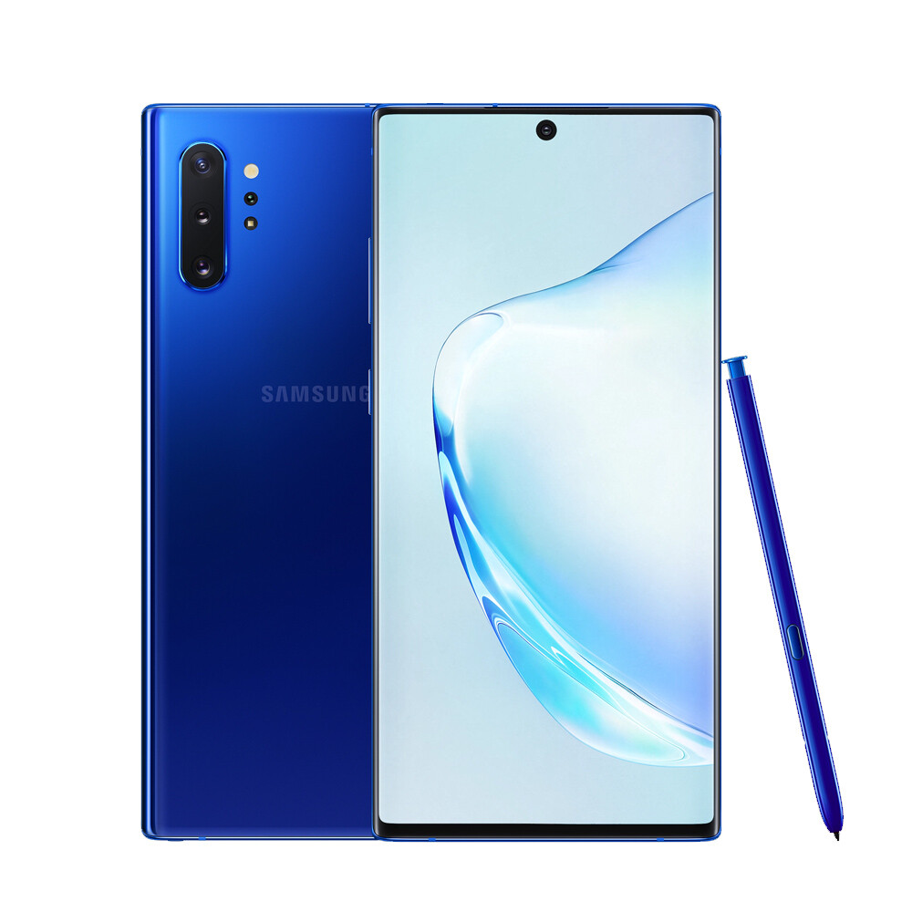 ■6.8吋QHD+ Dynamic AMOLED、O極限全螢幕 Samsung Galaxy Note 10+(512GB)外型採用O型前鏡頭加極窄邊框設計，配置6.8吋QHD+螢幕，提供94.2%螢