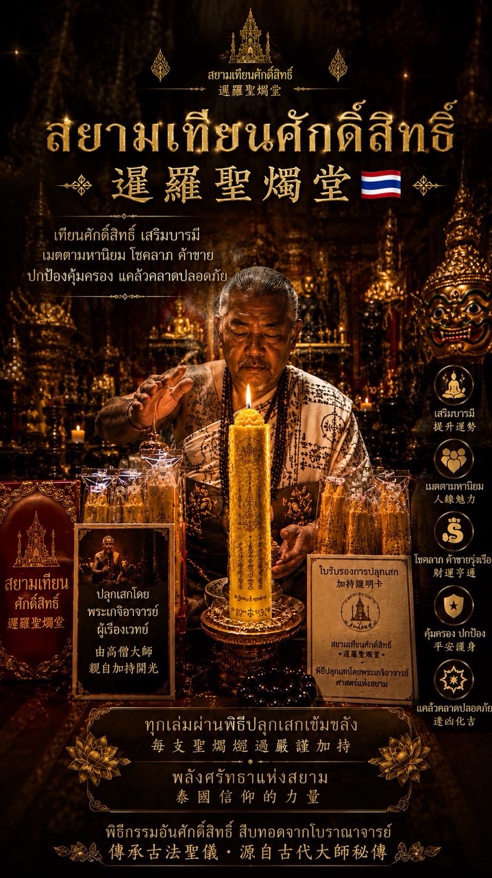 สยามเทียนศักดิ์สิทธิ์｜暹羅聖燭堂🇹🇭