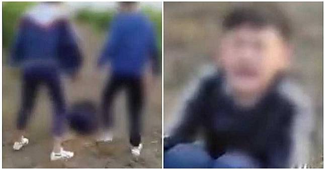 13歲少年被霸凌！撂人把「校園小流氓」打到哭　他蹲地求饒：別打了