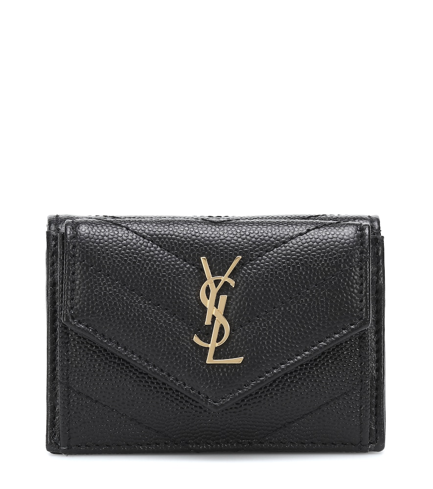 This black Monogram wallet from Saint Laurent is ideal for housing all your everyday essentials.