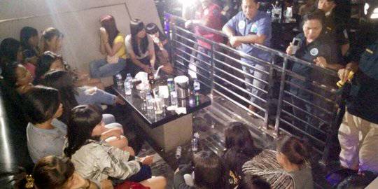 Penggerebekan diskotek MG di Jakarta Barat. ©2017 merdeka.com/istimewa