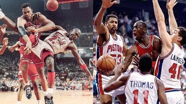 「籃球之神」喬丹當年是怎麼被針對的？這 6 張圖讓你體驗到 90 年代 NBA 的「恐怖防守」
