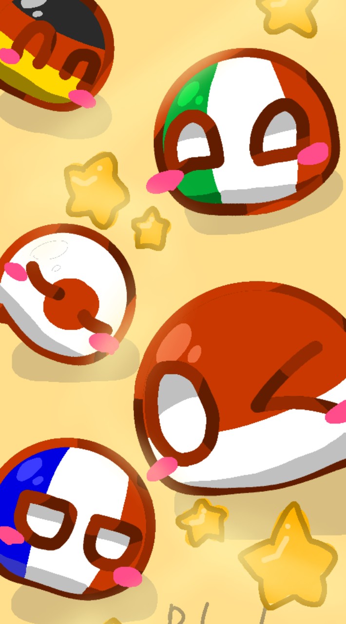 ポーランドボールイラストの会！🇯🇵