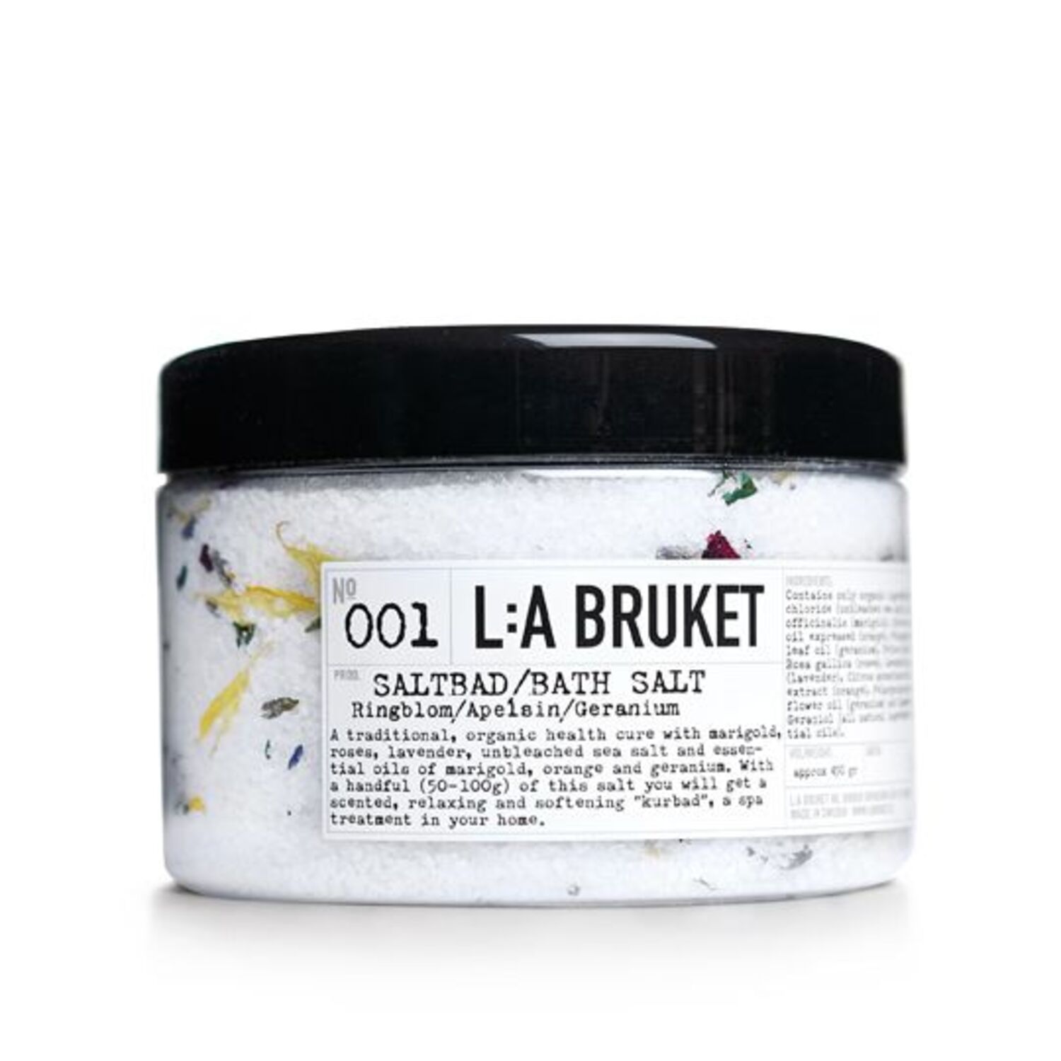 L:A BRUKET 001 淨化浴鹽－金盞花 柑橘 天竺葵