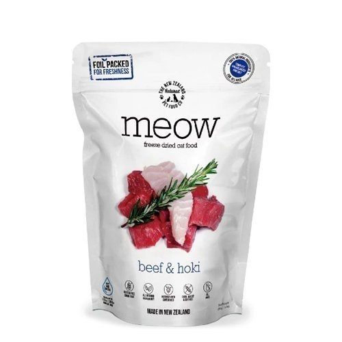 ＊KING WANG＊紐西蘭NZ Natural meow貓咪冷凍乾燥生食餐-牛肉+鱈魚 50g