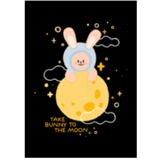 take bunny to the moon