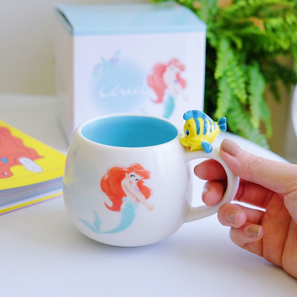 《迪士尼Disney》🇯🇵日本商品 小美人魚馬克杯 小比目魚 The Little Mermaid