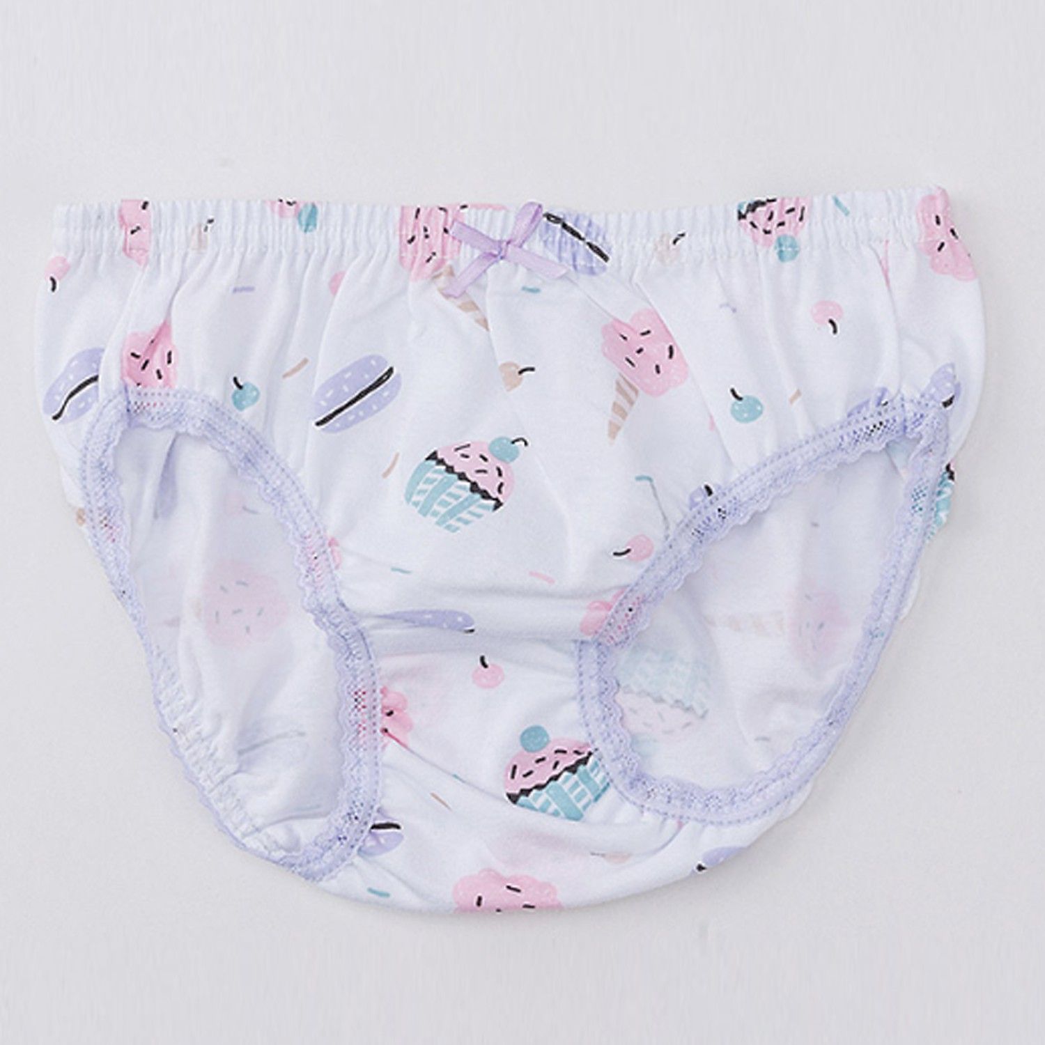 韓國 Mini-K - 純棉三角褲(女寶)-午後甜點