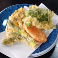 野菜天ぷら - 実際訪問したユーザーが直接撮影して投稿した新宮甲そば由屋の写真のメニュー情報