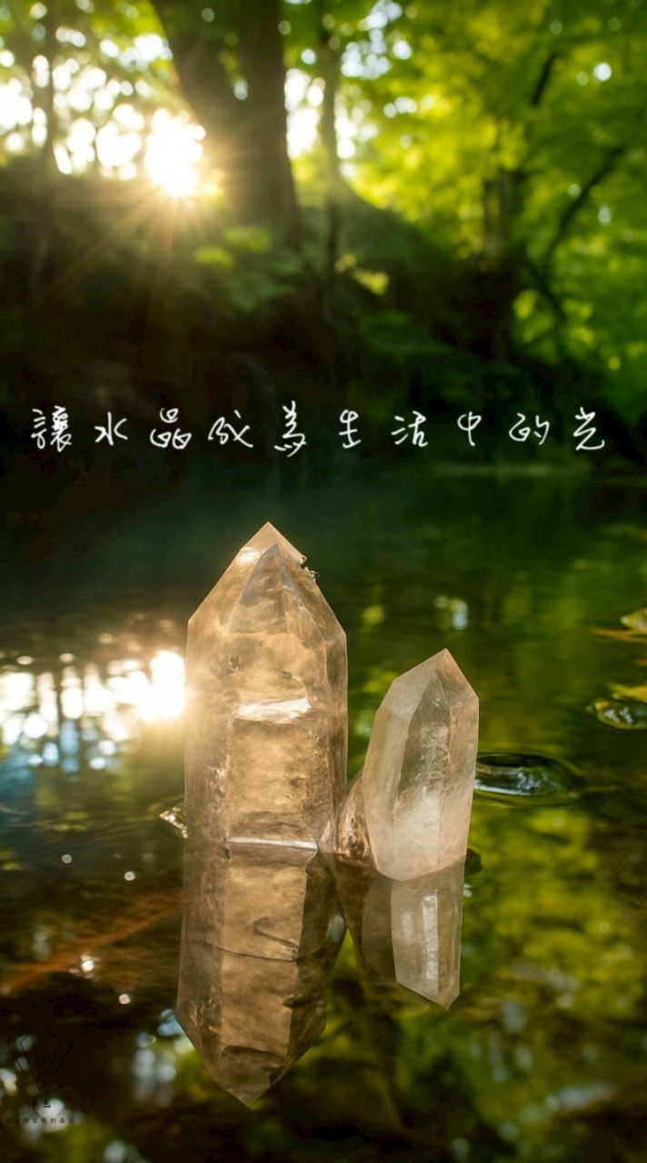 浮玉水晶礦石