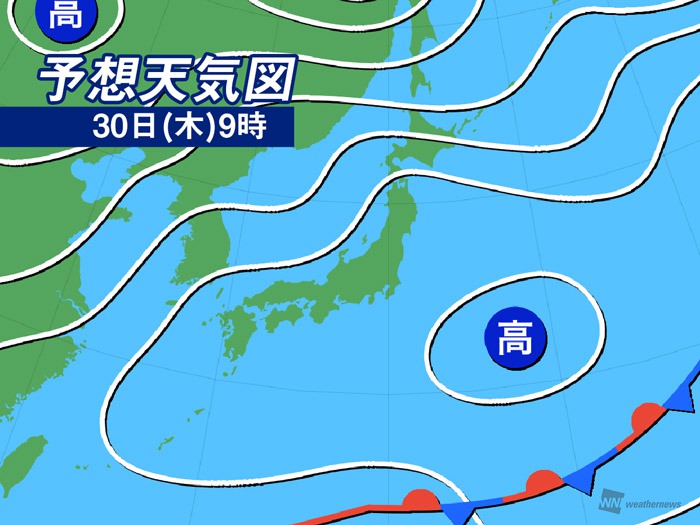 週間天気 Gw中は気温上昇で30 近くに 室内でも熱中症注意 ウェザーニュース