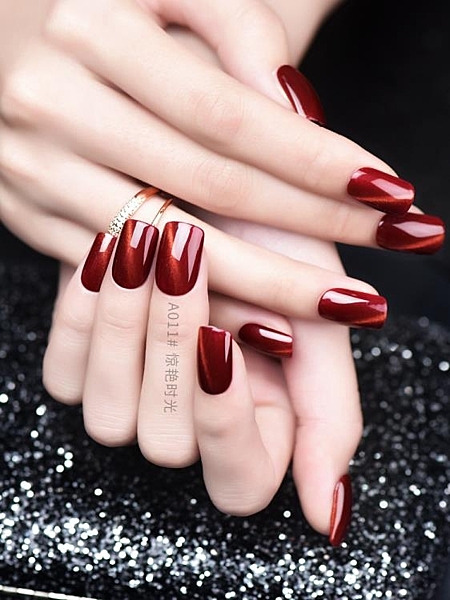 指甲油 貓眼指甲油膠2019年新款新色玉石琉璃磁鐵流行色美甲光療貓眼膠