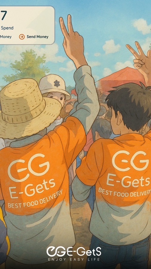 Egets รอเริ่มงานสาขาห้วยขวาง