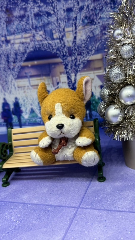無言でぬいぐるみの画像を載せるだけ
