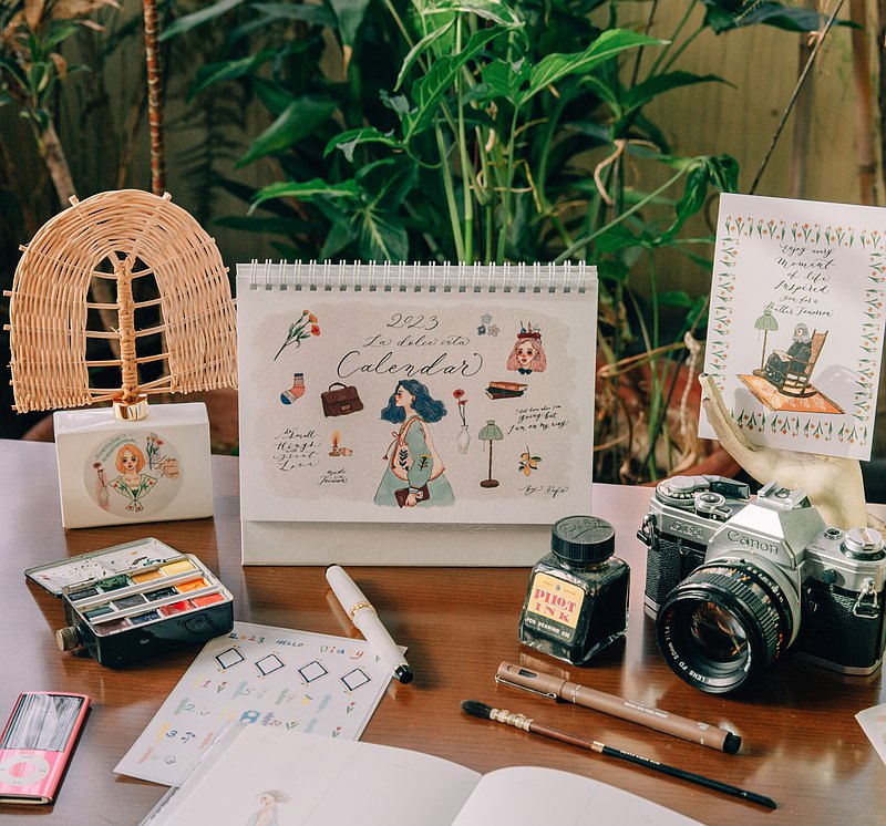 每一天都是全新 甜蜜生活 2023 月曆 桌曆 有時效性