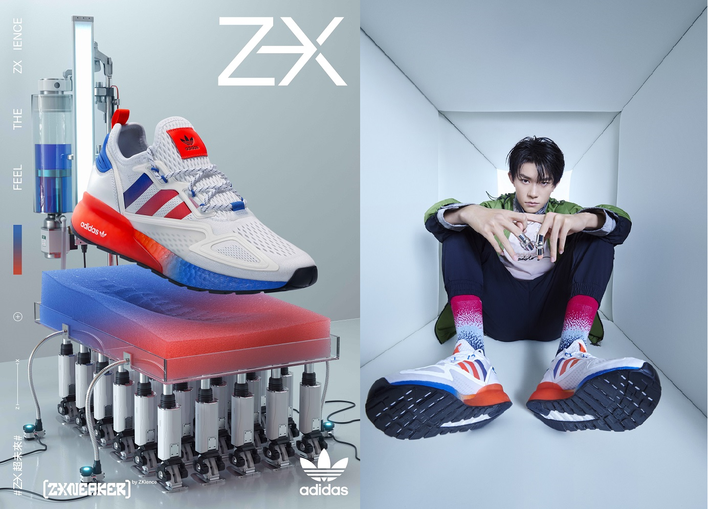 adidas Originals ZX 系列潮鞋迷幻科技超前衛！帶貨鞋王楊冪、Eason 