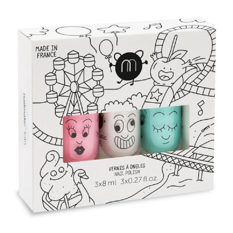 歡樂派對水漾亮彩指甲油(3入)