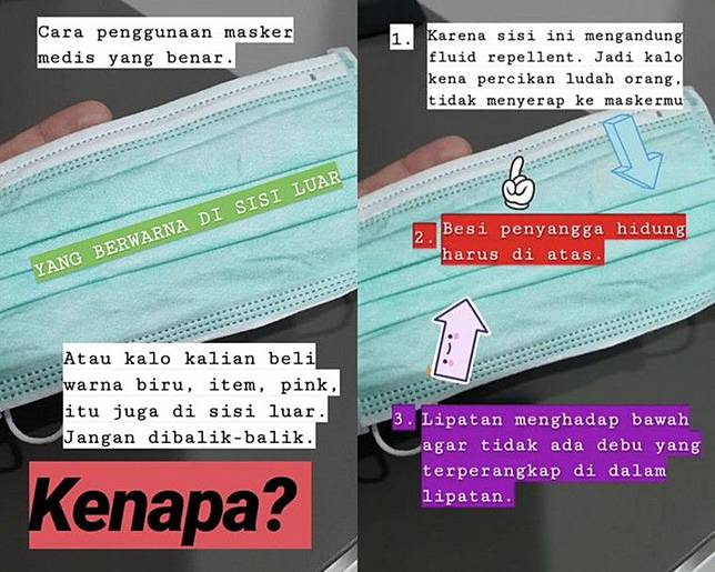 Jangan Tertipu Ini Cara Pakai Masker Yang Benar Keepo Me Line Today