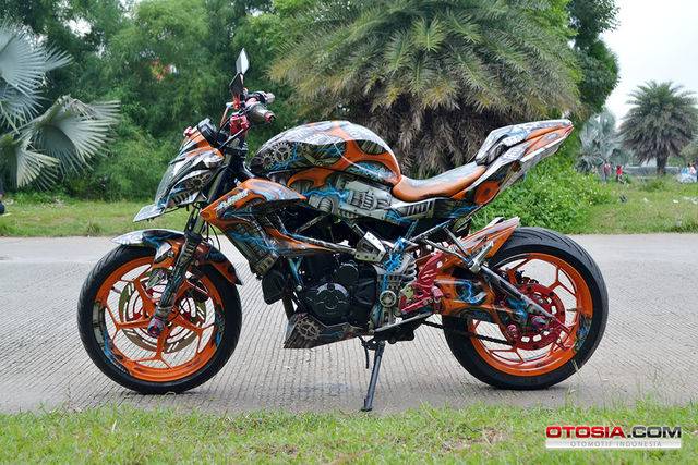  Kawasaki Z250 SL Berotot Grafis Techno