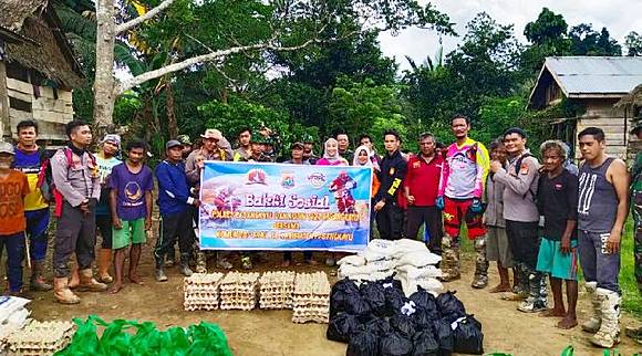 TNI Polri Bersama Komunitas  Motor  Trail  Pasangkayu Gelar 