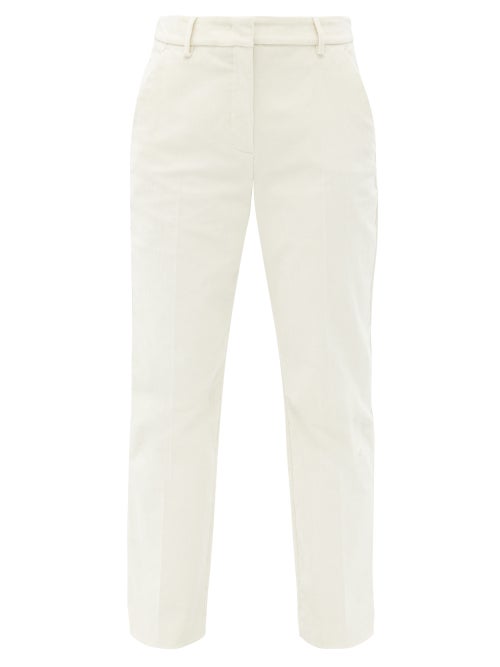 Weekend Max Mara - The cropped, straight-leg cut of Weekend Max Mara's cream Jordan trousers is remi