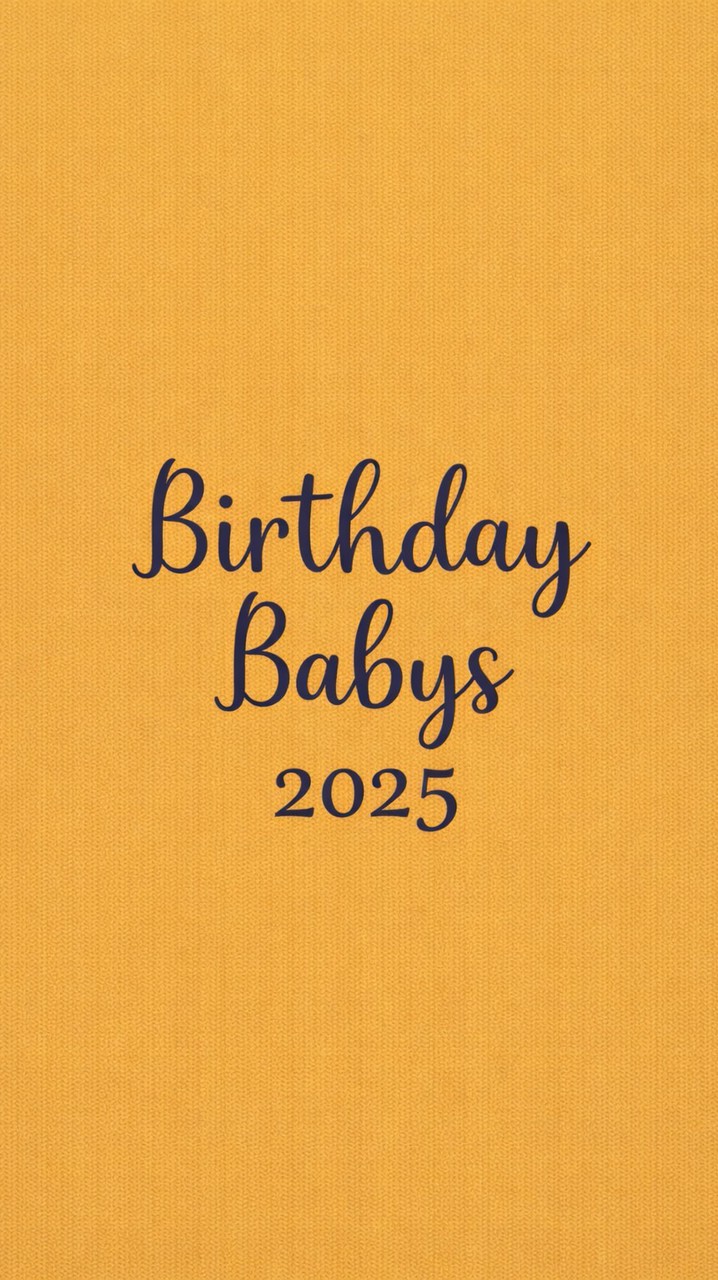 2025年度生まれ赤ちゃんあつまれ👶🏻