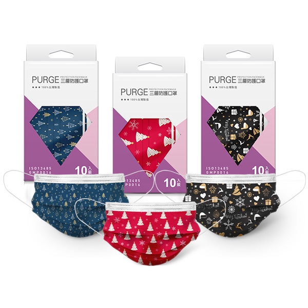 【商品特色】台灣製造可過濾一般灰塵、花粉、防止唾液、體液、水氣滲入三重濾網把關／隱藏式鼻樑條／高彈力耳帶／柔軟材質親膚舒適／非醫用口罩產品說明：※注意事項：此為拋棄式口罩，建議一天更換一個，若口罩有異