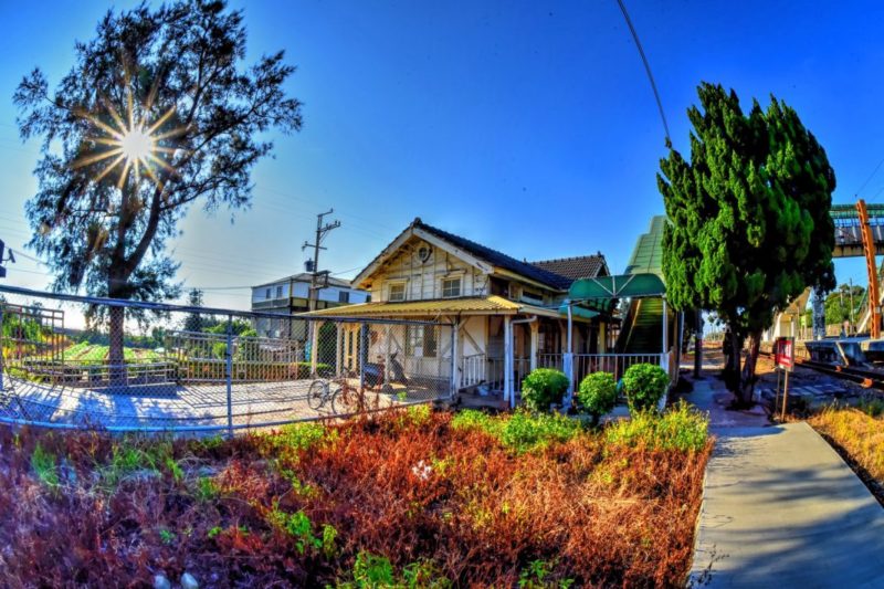 新埔木造車站｜海線木造車站,新埔車站,通霄車站,苗栗新埔大山木造火車站,苗栗景點