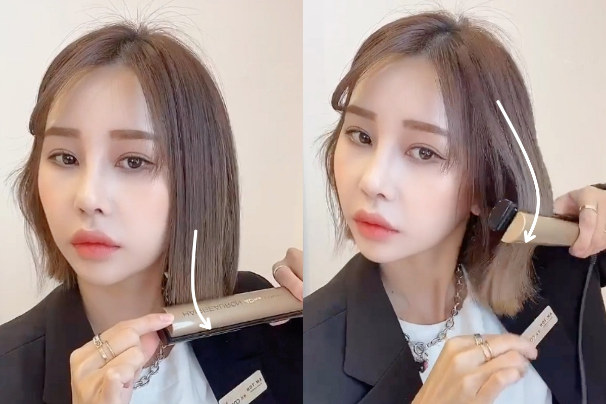 短髮平板夾、離子夾髮型教學2：小外翹捲度短髮