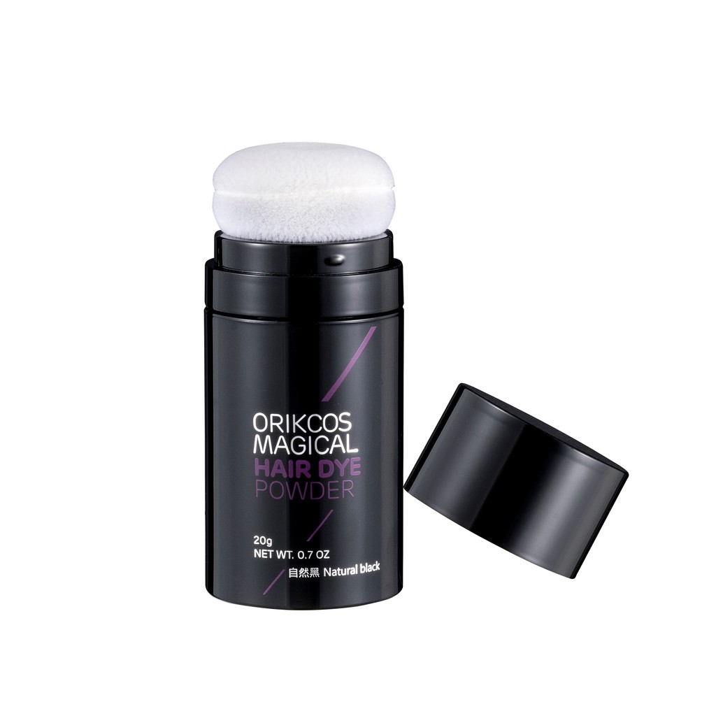 ORIKCOS即效遮瑕魔髮粉撲20g (自然黑)