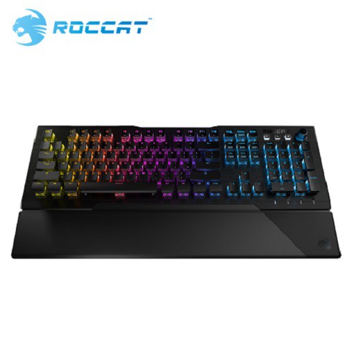Roccat VULCAN 121 AIMO RGB機械電競鍵盤-茶軸英文-黑/AIMO照明引擎智慧學習生命力燈效/Vulcan超輕键帽50%輕量化手感-Vulcan121(US)BW【商品特色】RO