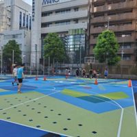 野外🏀バスケ & ⚽️フットサル⏩大久保公園(ケビン・デュラントコート)　#東京 #新宿 #歌舞伎町