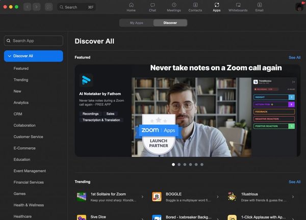 Zoom推出全新會議方案Zoom One、Zoom Apps軟體開發套件,並升級翻譯功能