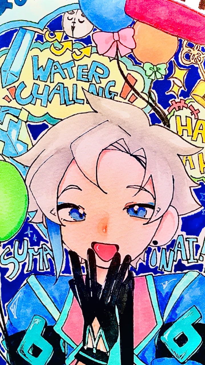 ウォーターチャレンジイラスト部ッ‼️