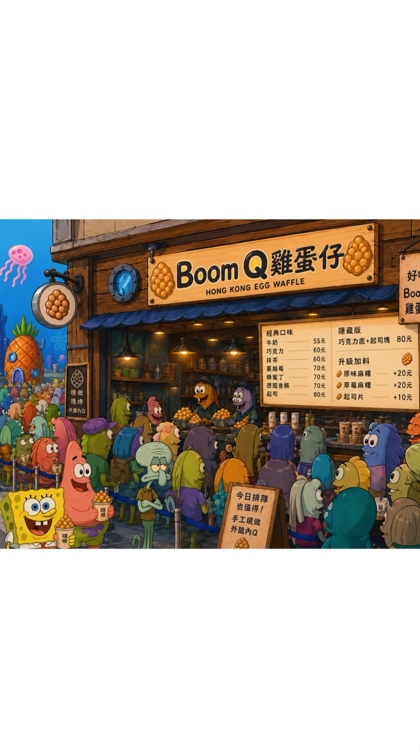 Boom Q雞蛋仔